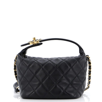 Chanel Perfect Meeting Hobo Quilted Lambskin Small