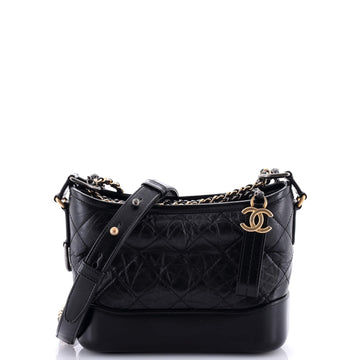 Chanel Gabrielle Hobo Quilted Aged Calfskin Small