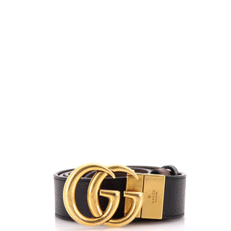 Gucci GG Marmont Reversible Belt Leather Wide