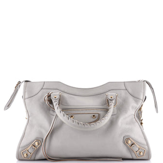 Balenciaga City Classic Metallic Edge Bag Leather Medium