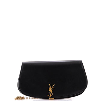 Saint Laurent Voltaire Wallet on Chain Leather