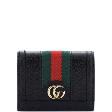 Gucci Ophidia Flap Card Case Leather