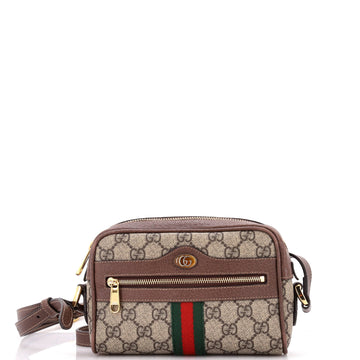 Gucci Ophidia Shoulder Bag GG Coated Canvas Mini