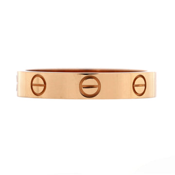Cartier Love Wedding Band Ring 18K Rose Gold