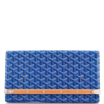 Goyard Monte Carlo Clutch Coated Canvas MM