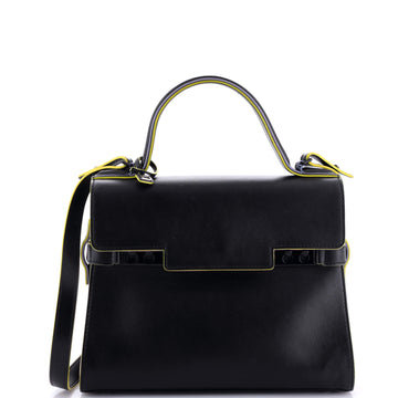 Delvaux Tempete Top Handle Bag Leather MM