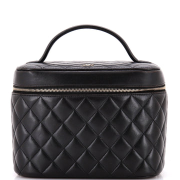 Chanel Cosmetic Case Quilted Lambskin Small