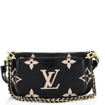 Louis Vuitton Multi Pochette Accessoires Bicolor Monogram Empreinte Giant