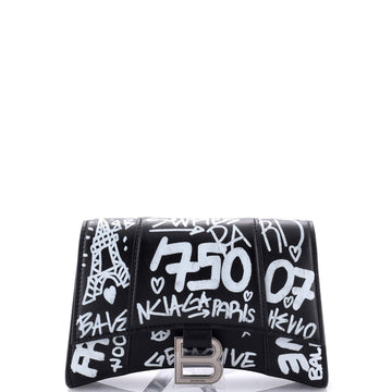 Balenciaga Hourglass Belt Bag Printed Leather XS