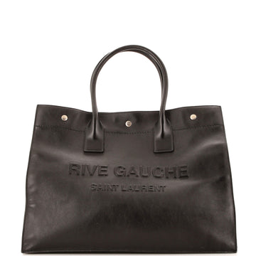 Saint Laurent Rive Gauche Shopper Tote Leather Small
