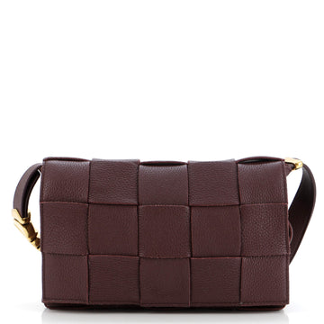 Bottega Veneta Cassette Crossbody Bag Maxi Intrecciato Grained Leather