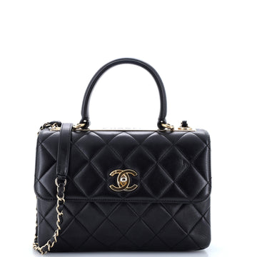 Chanel Trendy CC Top Handle Bag Quilted Lambskin Small
