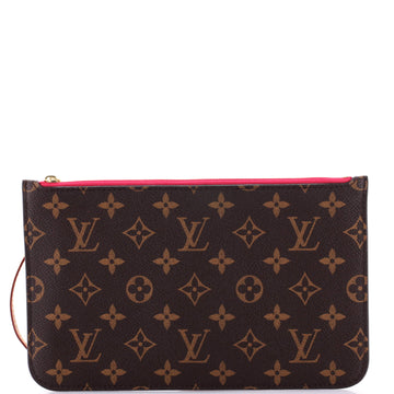 Louis Vuitton Neverfull Pochette Monogram Canvas Large