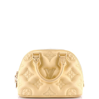 Louis Vuitton Alma Handbag Bubblegram Leather BB