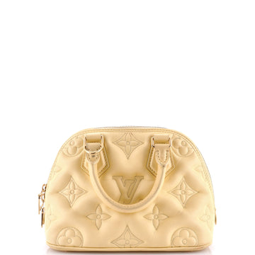 Louis Vuitton Alma Handbag Bubblegram Leather BB