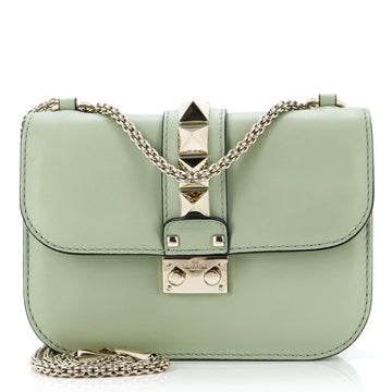Valentino Garavani Glam Lock Shoulder Bag Leather Small