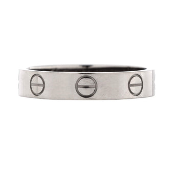 Cartier Love Wedding Band Ring 18K White Gold