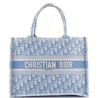 Christian Dior Book Tote Oblique Canvas Medium