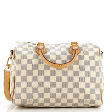 Louis Vuitton Speedy Bandouliere Bag Damier 25