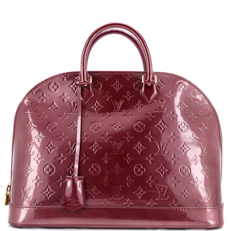 Louis Vuitton Alma Handbag Monogram Vernis GM