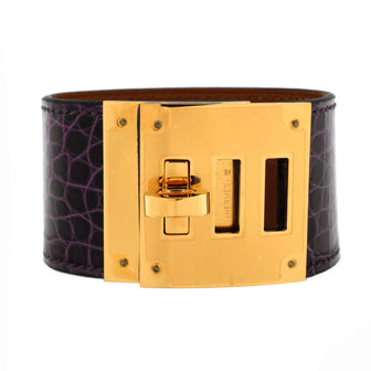 Hermes Kelly Dog Bracelet Alligator
