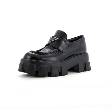 Prada Women's Monolith Loafers Leather