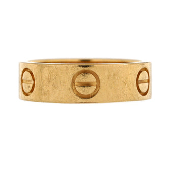 Cartier Love Band Ring 18K Yellow Gold