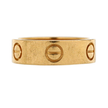 Cartier Love Band Ring 18K Yellow Gold