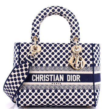 Christian Dior DiorAmour Lady D-Lite Bag Printed Canvas Medium