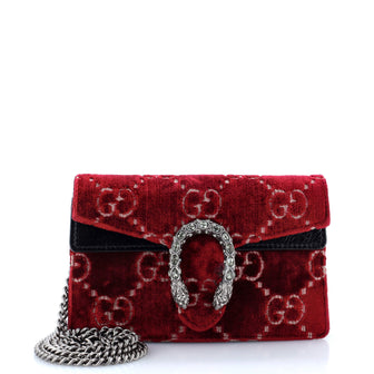 Gucci Dionysus Bag GG Velvet Super Mini
