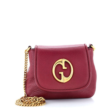 Gucci 1973 Chain Shoulder Bag Leather Small