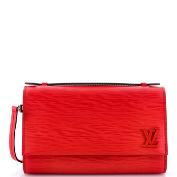 Louis Vuitton Clery Handbag Epi Leather