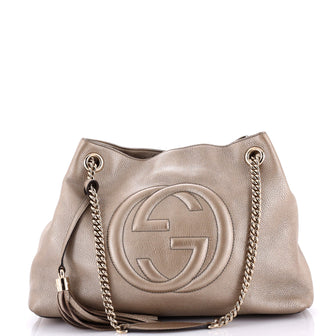 Gucci Soho Chain Strap Shoulder Bag Leather Medium