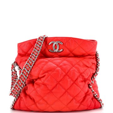 Chanel Chain Around Hobo Quilted Washed Lambskin
