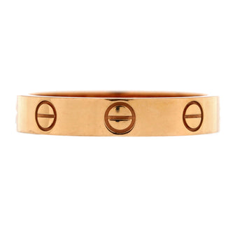 Cartier Love Wedding Band Ring 18K Rose Gold