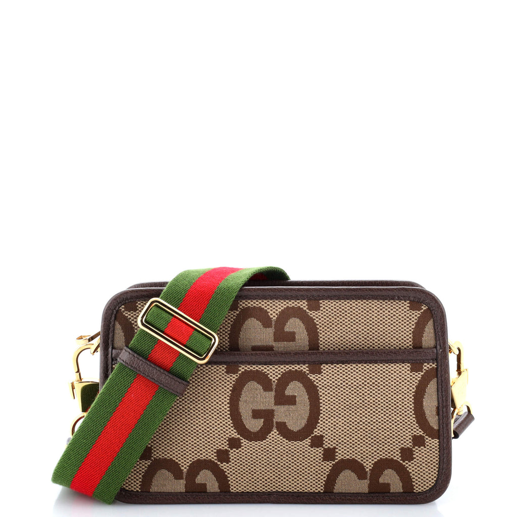 Gucci Camera Bag Jumbo GG Canvas Mini Brown 3071581