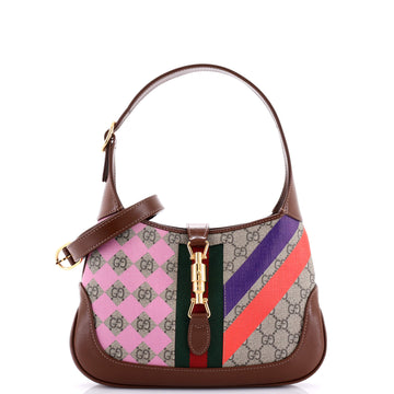 Gucci Jackie 1961 Hobo Printed GG Coated Canvas Small