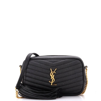 Saint Laurent Lou Camera Bag Matelasse Chevron Leather Mini