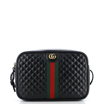 Gucci Trapuntata Camera Bag Quilted Leather Small