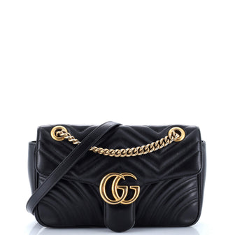 Gucci GG Marmont Flap Bag Matelasse Leather Mini