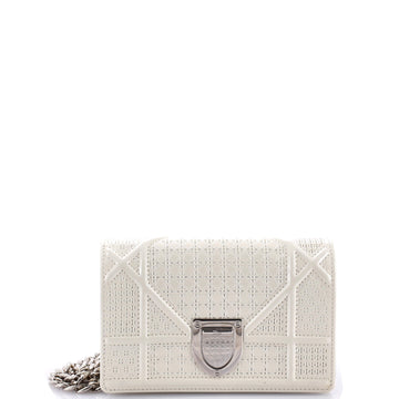 Christian Dior Diorama Flap Bag Cannage Embossed Calfskin Baby