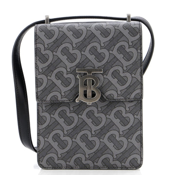 Burberry TB Robin Crossbody Pouch Monogram E-Canvas Mini