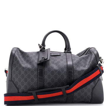 Gucci Convertible Duffle Bag GG Coated Canvas Medium