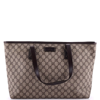 Gucci Plus Tote GG Coated Canvas Medium