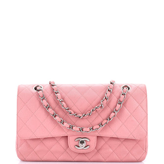Chanel Classic Double Flap Bag Quilted Caviar Medium