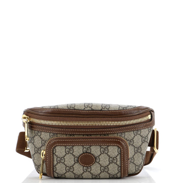 Gucci Interlocking G Patch Belt Bag GG Coated Canvas