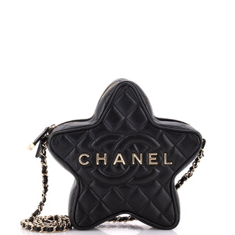 Chanel CC Walk of Fame Star Bag Quilted Lambskin