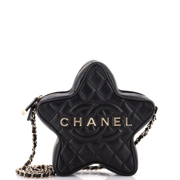 Chanel CC Walk of Fame Star Bag Quilted Lambskin