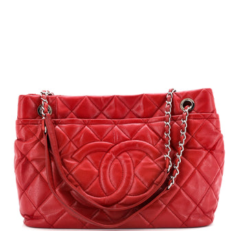 Chanel Timeless CC Soft Tote Quilted Caviar Medium