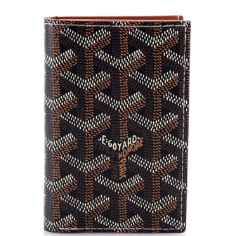 Goyard Saint Pierre Card Case Coated Canvas